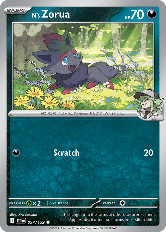 N's Zorua - 097/159 [Journey Together]
