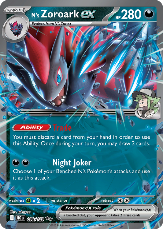 N's Zoroark ex - 098/159 [Journey Together]
