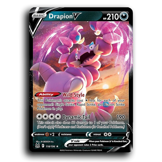 Drapion V (118/196) [Lost Origin]