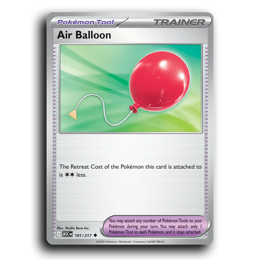 Air Balloon 181/217 Ascended Heroes Uncommon Pokemon Card TCG Near Mint NM 