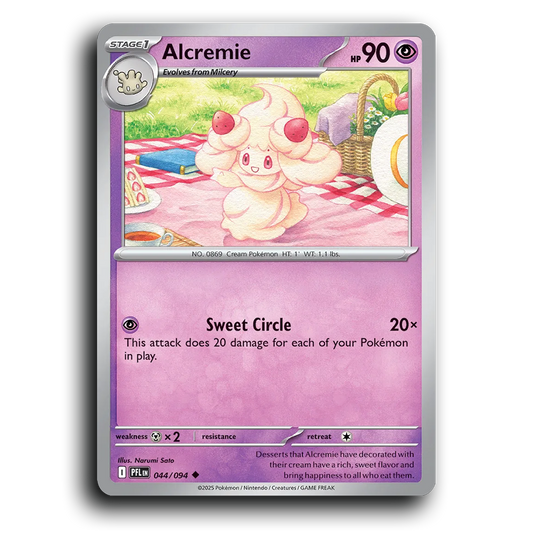 Alcremie (044/094) [Phantasmal Flames] Uncommon Pokemon Card TCG Near Mint NM