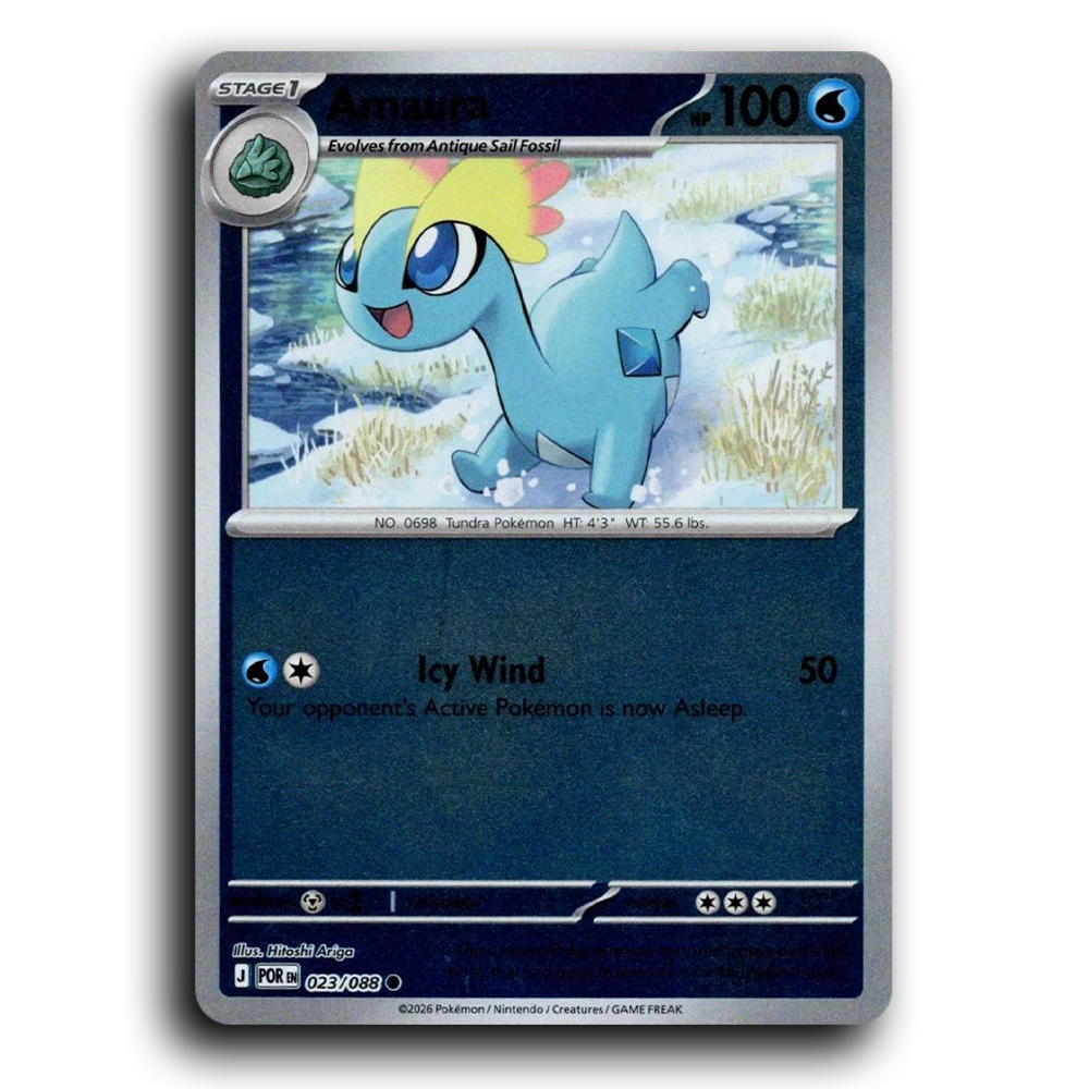 Amaura (023/088) [Perfect Order] Common Pokemon Card TCG Near Mint NM Reverse Holo