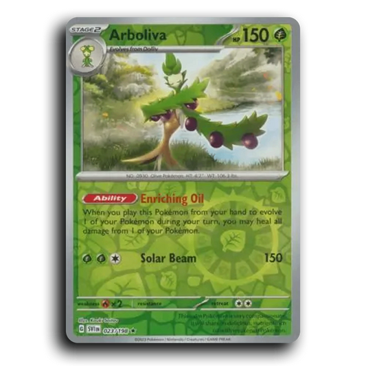 Arboliva (023/198) [Scarlet & Violet] Rare Pokemon Card TCG Near Mint NM Reverse Holo