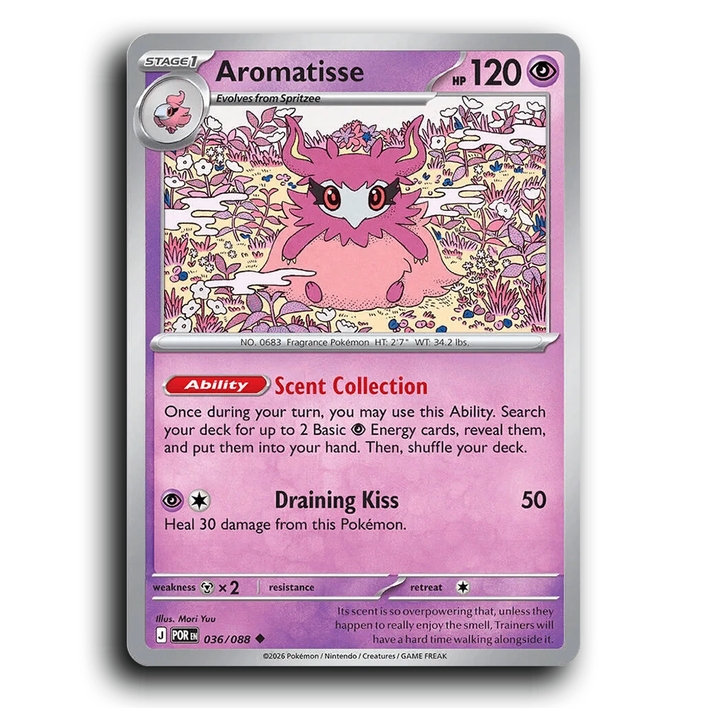 Aromatisse (036/088) [Perfect Order] Uncommon Pokemon Card TCG Near Mint NM