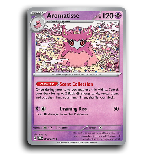 Aromatisse (036/088) [Perfect Order] Uncommon Pokemon Card TCG Near Mint NM