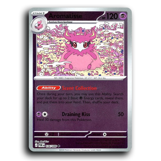 Aromatisse (036/088) [Perfect Order] Uncommon Pokemon Card TCG Near Mint NM Reverse Holo
