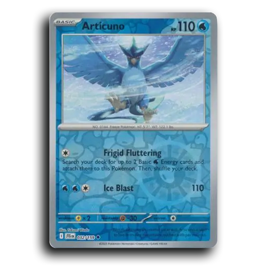 Articuno 032/159 Journey Together Uncommon Pokemon Card TCG Reverse Holo