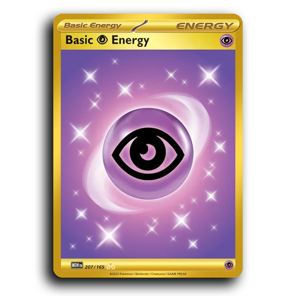 Basic Psychic Energy 207/165 151 Special Illustration Rare Pokemon Card TCG Near Mint NM Holofoil