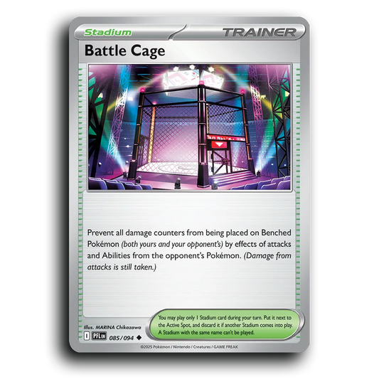 Battle Cage (085/094) [Phantasmal Flames] Uncommon Pokemon Card TCG Near Mint NM