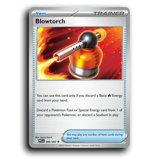 Blowtorch (086/094) [Phantasmal Flames] Uncommon Pokemon Card TCG Near Mint NM