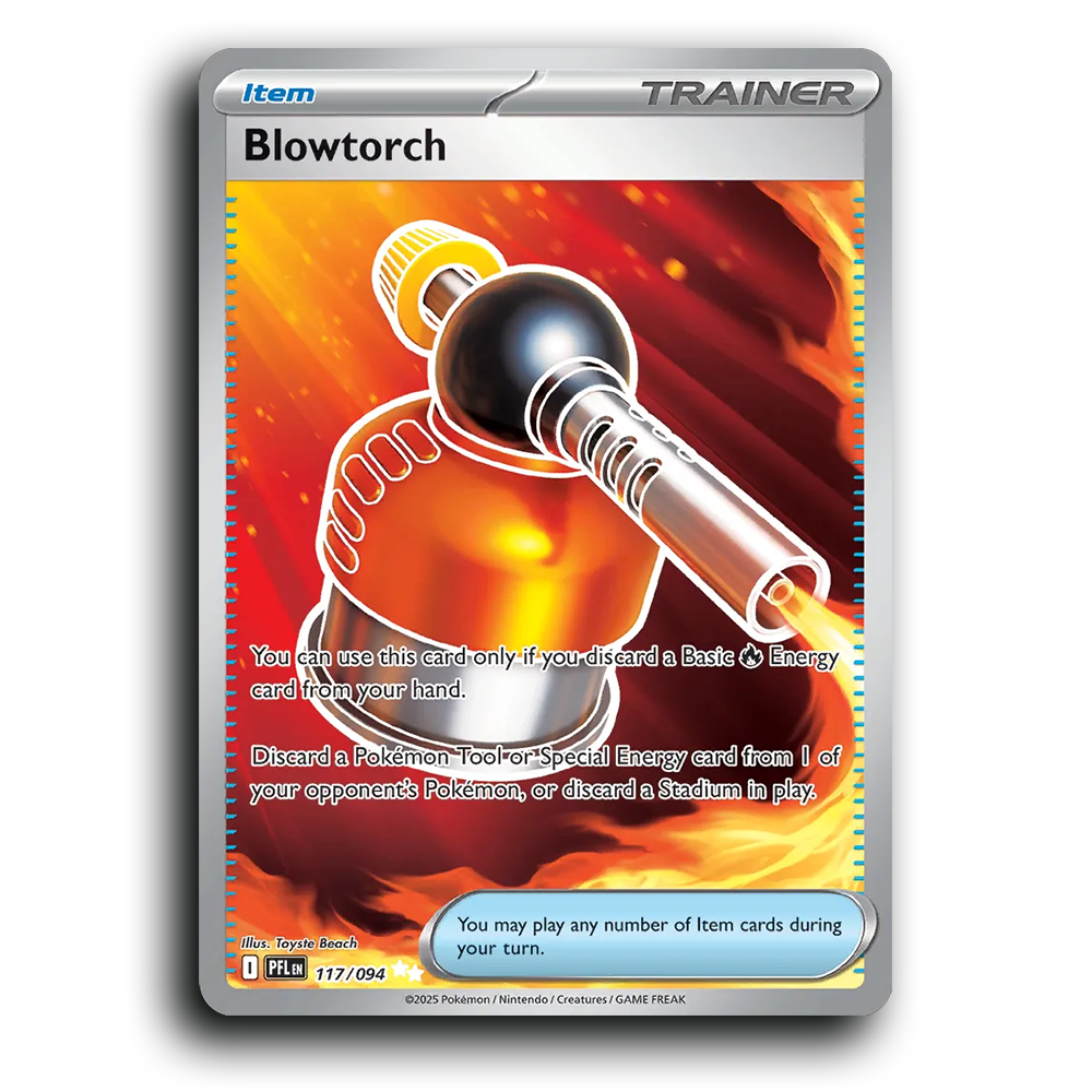 Blowtorch (117/094) [Phantasmal Flames] Ultra Rare Pokemon Card TCG Near Mint NM Holofoil