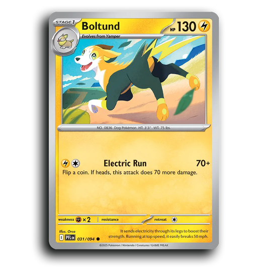 Boltund (031/094) [Phantasmal Flames] Common Pokemon Card TCG Near Mint NM