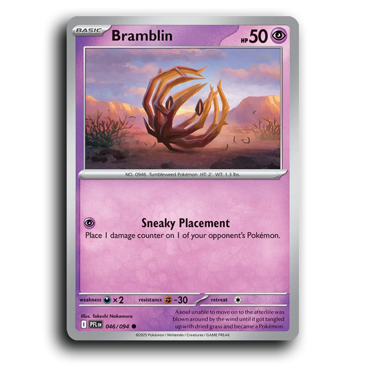 Bramblin (046/094) [Phantasmal Flames] Common Pokemon Card TCG Near Mint NM