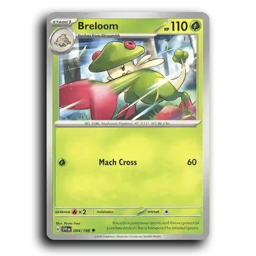 Breloom (004/198) [Scarlet & Violet] Uncommon Pokemon Card TCG Near Mint NM