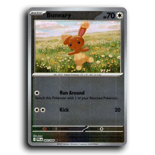 Buneary (083/094) [Phantasmal Flames] Common Pokemon Card TCG Near Mint NM Reverse Holo