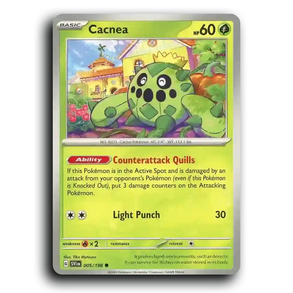 Cacnea (005/198) [Scarlet & Violet] Common Pokemon Card TCG Near Mint NM