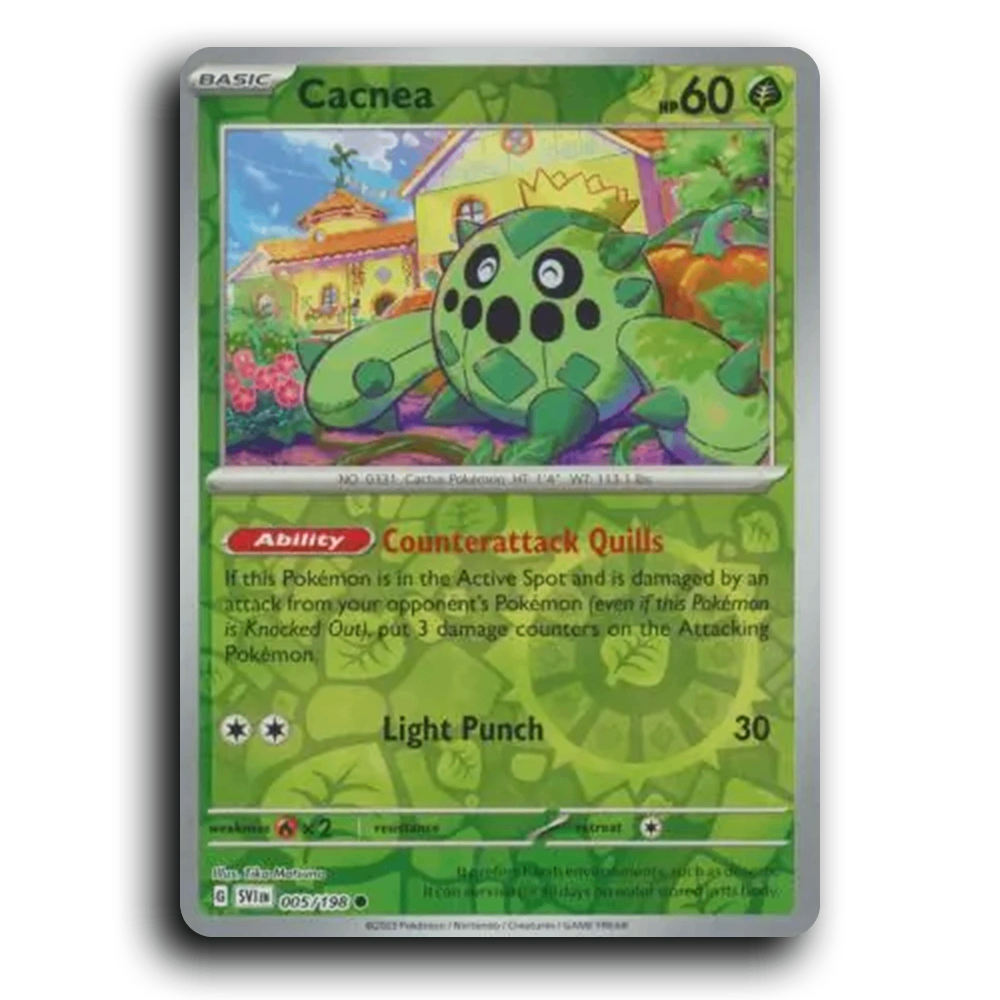 Cacnea (005/198) [Scarlet & Violet] Common Pokemon Card TCG Near Mint NM Reverse Holo