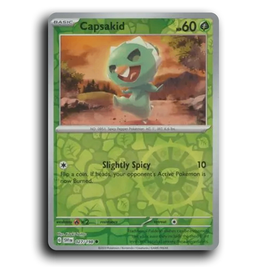 Capsakid (027/198) [Scarlet & Violet] Common Pokemon Card TCG Near Mint NM Reverse Holo