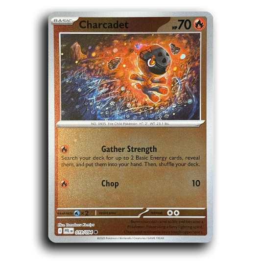 Charcadet (019/094) [Phantasmal Flames] Common Pokemon Card TCG Near Mint NM Reverse Holo