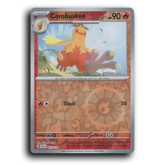 Combusken 023/159 Journey Together Uncommon Pokemon Card TCG Reverse Holo