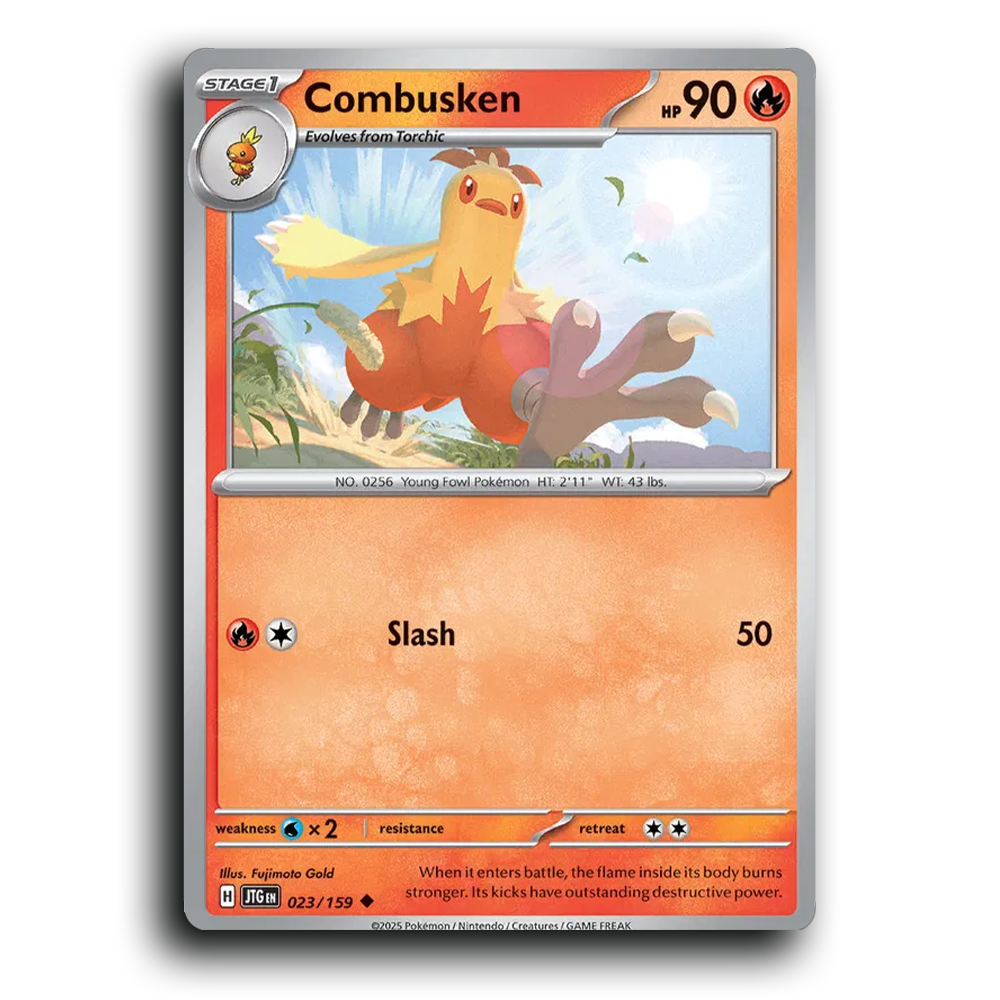 Combusken 023/159 Journey Together Uncommon Pokemon Card TCG