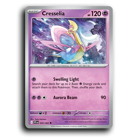 Cresselia (039/094) [Phantasmal Flames] Uncommon Pokemon Card TCG Near Mint NM