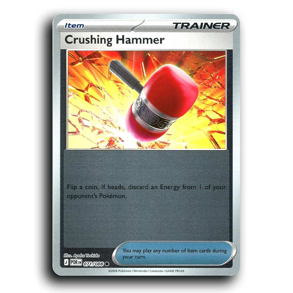 Crushing Hammer (071/088) [Perfect Order] Common Pokemon Card TCG Near Mint NM Reverse Holo