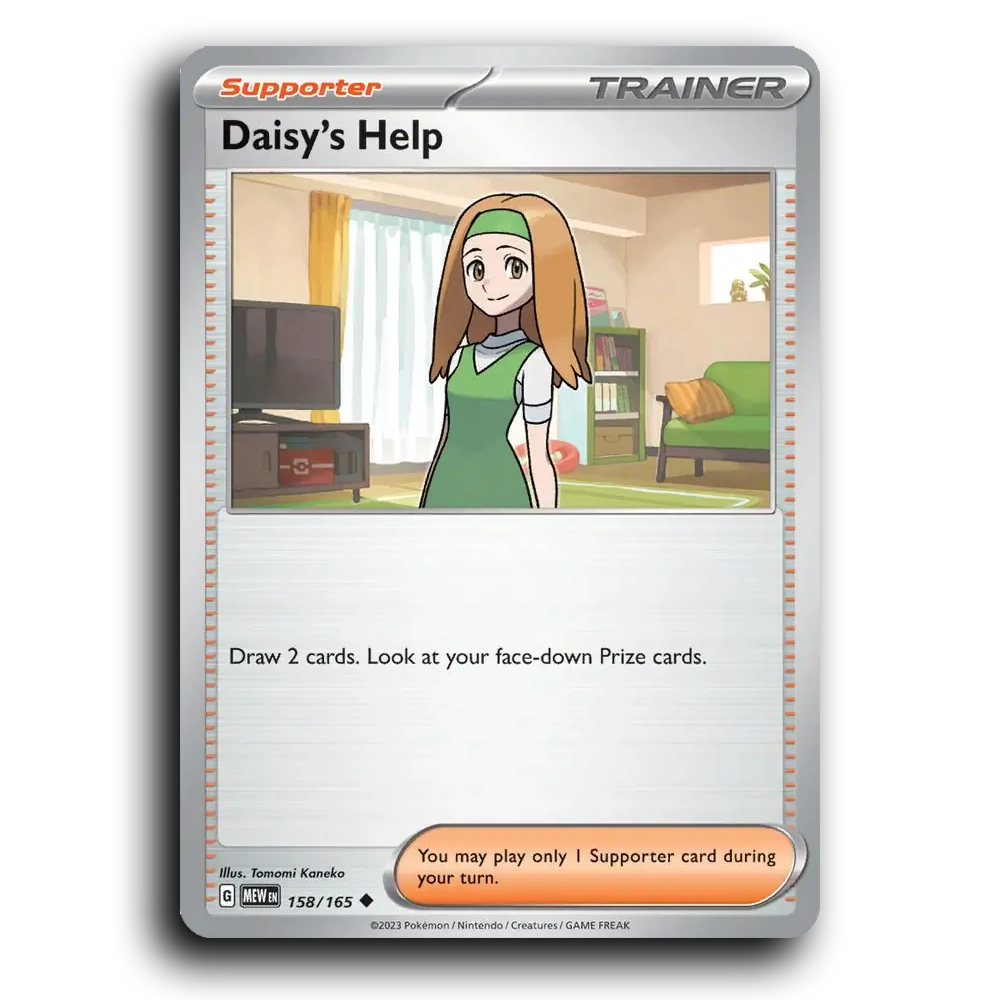 Daisy's Help 158/165 151 Uncommon Pokemon Card TCG Near Mint NM