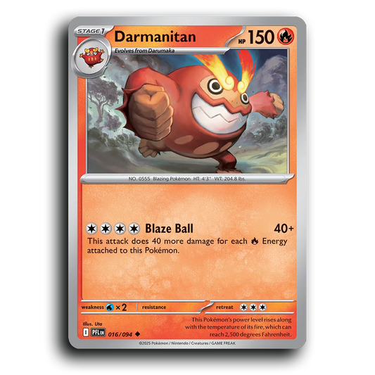 Darmanitan (016/094) [Phantasmal Flames] Uncommon Pokemon Card TCG Near Mint NM