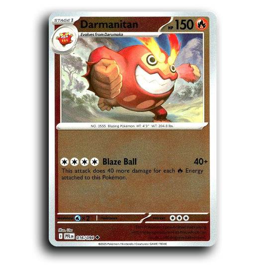 Darmanitan (016/094) [Phantasmal Flames] Uncommon Pokemon Card TCG Near Mint NM Reverse Holo