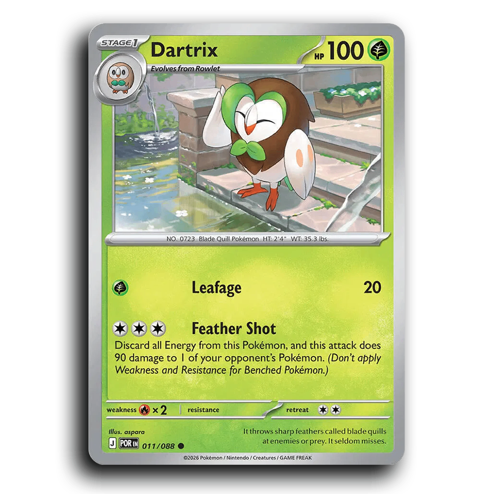 Dartrix (011/088) [Perfect Order] Common Pokemon Card TCG Near Mint NM