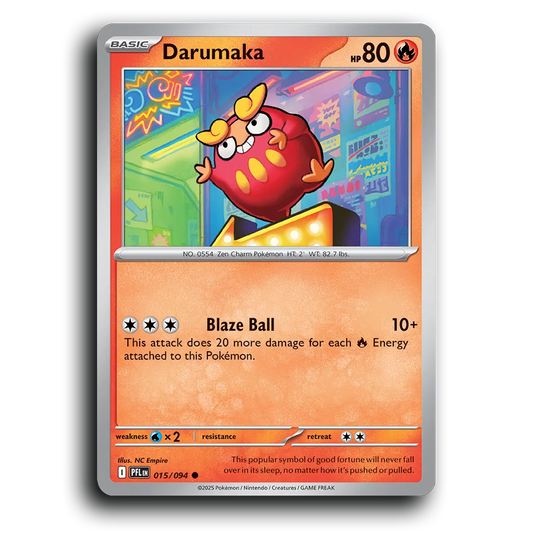 Darumaka (015/094) [Phantasmal Flames] Common Pokemon Card TCG Near Mint NM