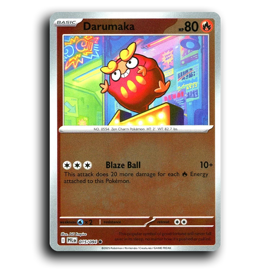 Darumaka (015/094) [Phantasmal Flames] Common Pokemon Card TCG Near Mint NM Reverse Holo