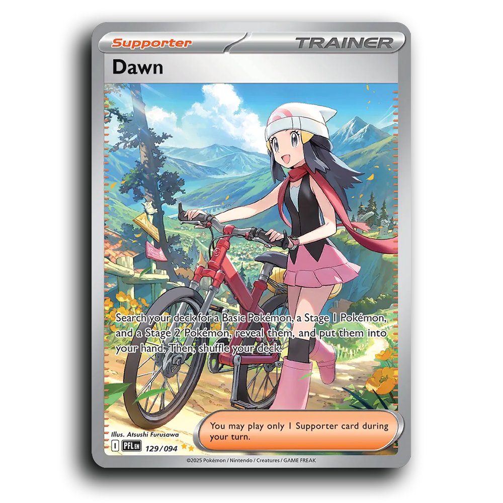 Dawn (129/094) [Phantasmal Flames] Special Illustration Rare Pokemon Card TCG Near Mint NM Holofoil