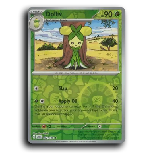 Dolliv (022/198) [Scarlet & Violet] Common Pokemon Card TCG Near Mint NM Reverse Holo