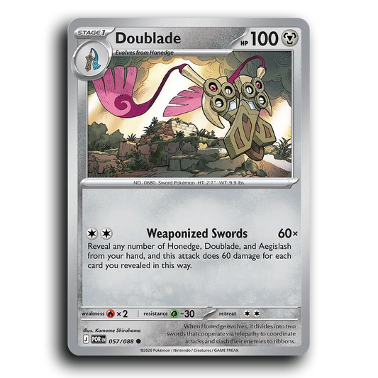Doublade (057/088) [Perfect Order] Common Pokemon Card TCG Near Mint NM
