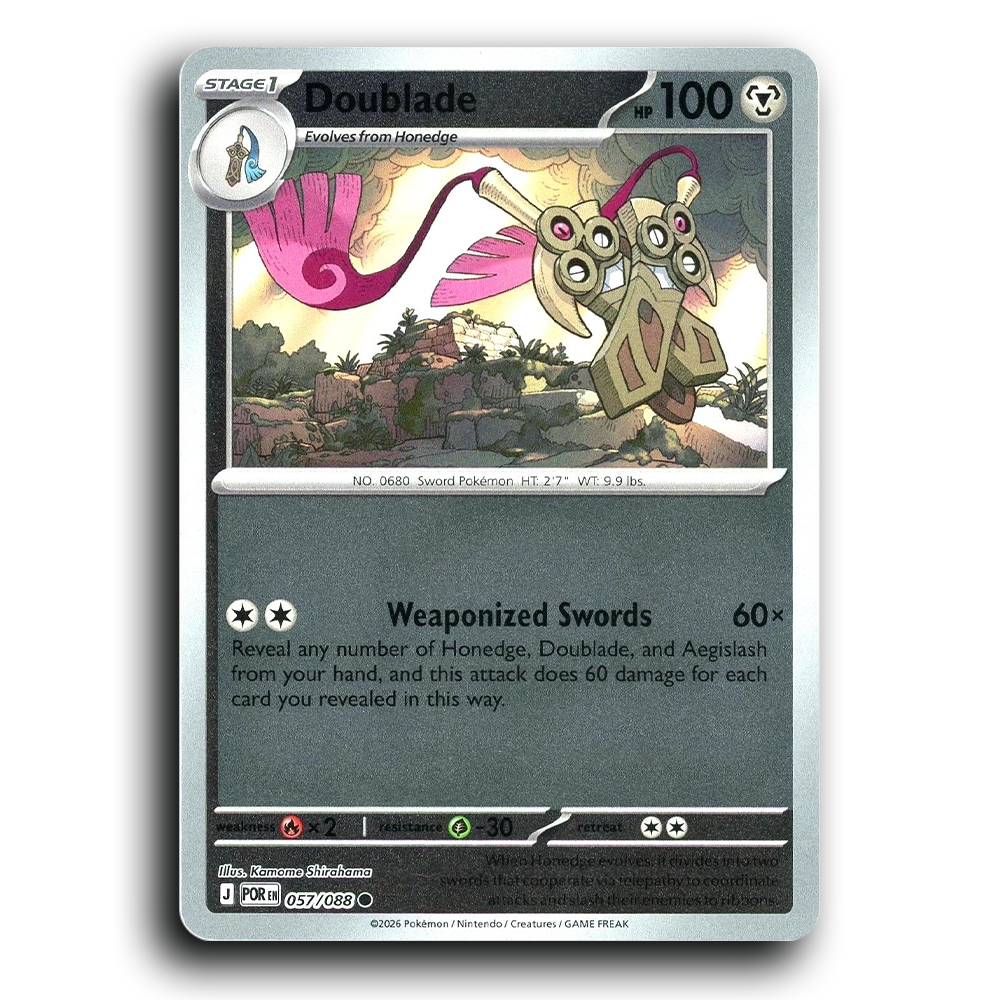 Doublade (057/088) [Perfect Order] Common Pokemon Card TCG Near Mint NM Reverse Holo