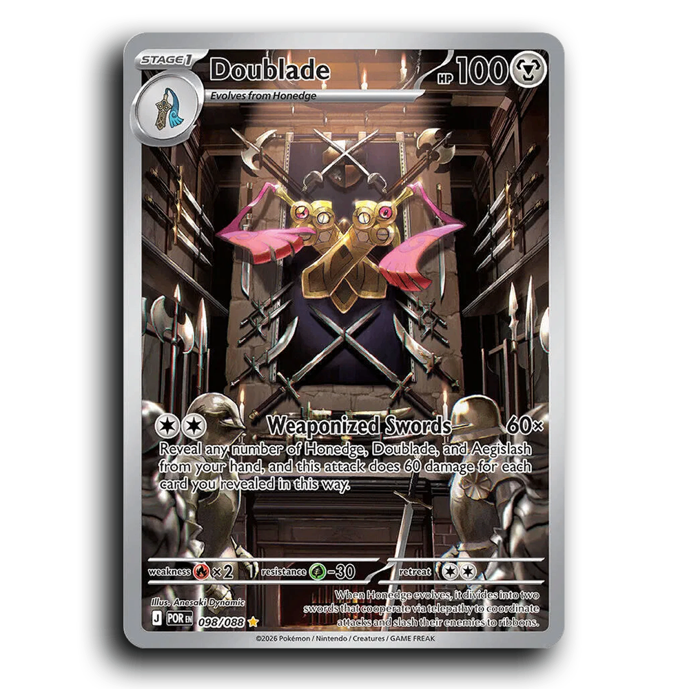 Doublade (098/088) [Perfect Order] Illustration Rare Pokemon Card TCG Near Mint NM Holofoil