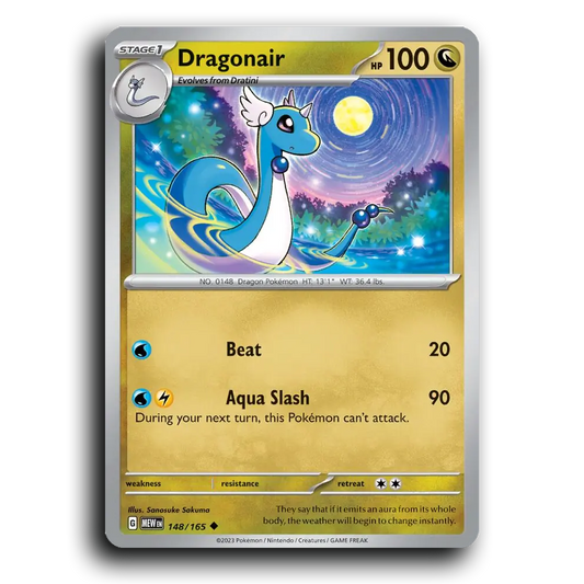 Dragonair 148/165 151 Uncommon Pokemon Card TCG Near Mint NM
