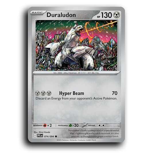Duraludon (074/094) [Phantasmal Flames] Common Pokemon Card TCG Near Mint NM