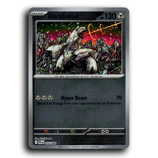 Duraludon (074/094) [Phantasmal Flames] Common Pokemon Card TCG Near Mint NM Reverse Holo