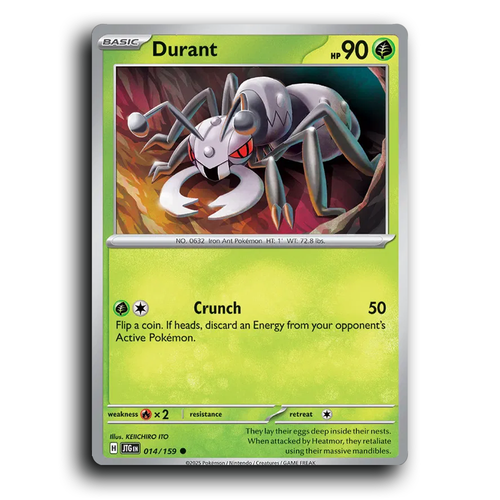 Durant Journey Together 014/159 Common Near Mint Pokemon Card