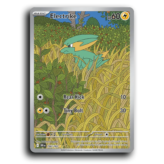 Electrike 196/182 Destined Rivals Illustration Rare Pokemon Card TCG Holofoil