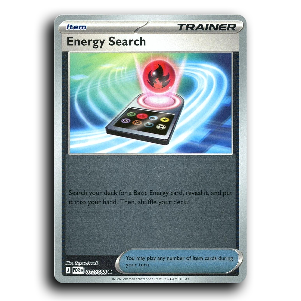 Energy Search (072/088) [Perfect Order] Common Pokemon Card TCG Near Mint NM Reverse Holo