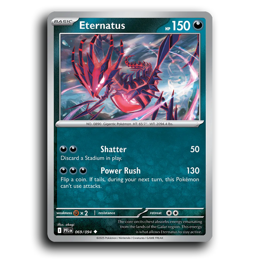 Eternatus (069/094) [Phantasmal Flames] Uncommon Pokemon Card TCG Near Mint NM