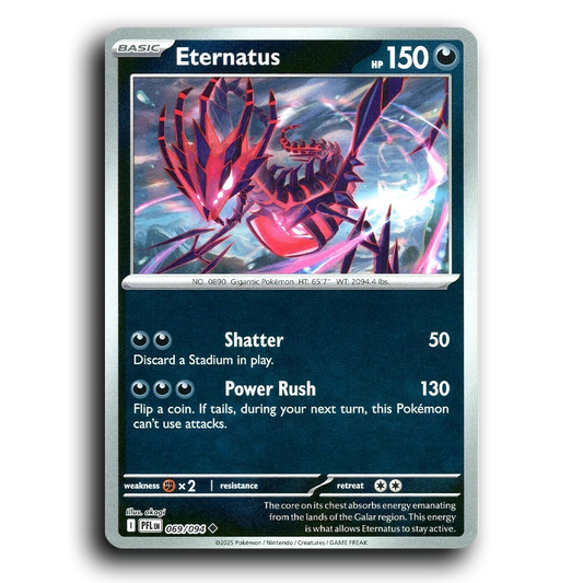 Eternatus (069/094) [Phantasmal Flames] Uncommon Pokemon Card TCG Near Mint NM Reverse Holo