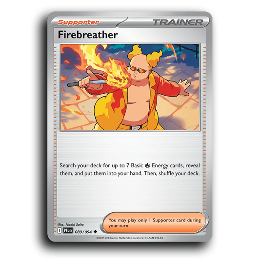 Firebreather (089/094) [Phantasmal Flames] Uncommon Pokemon Card TCG Near Mint NM