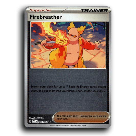 Firebreather (089/094) [Phantasmal Flames] Uncommon Pokemon Card TCG Near Mint NM Reverse Holo