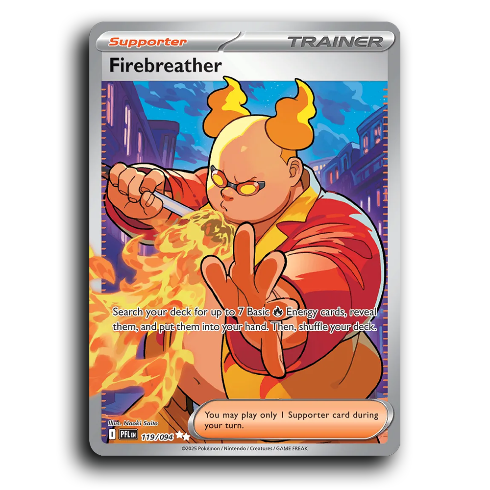 Firebreather (119/094) [Phantasmal Flames] Ultra Rare Pokemon Card TCG Near Mint NM Holofoil