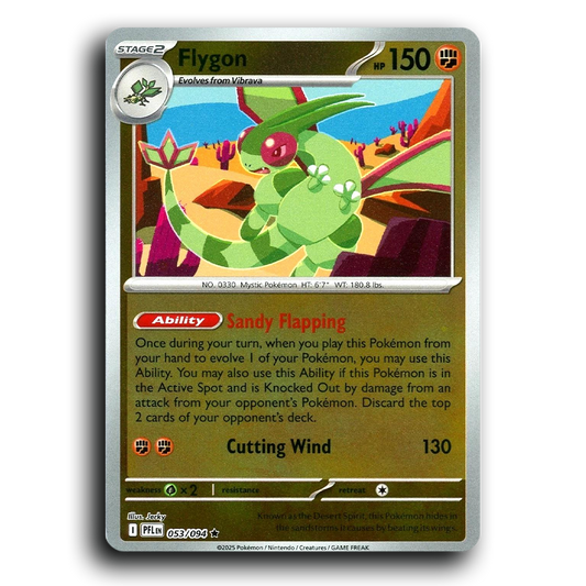 Flygon (053/094) [Phantasmal Flames] Rare Pokemon Card TCG Near Mint NM Reverse Holo